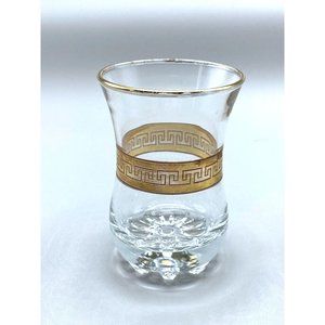 Vintage Replacement 1 Gold Trimmed Shot Glass, Libby 3.5 inches